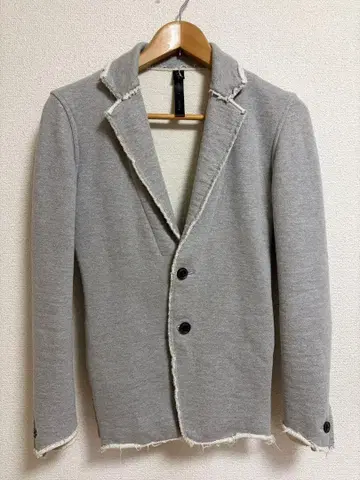 그레이 프린지 테일러드 자켓 S