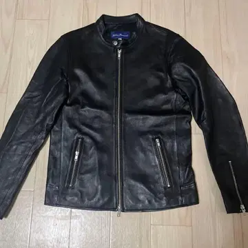 언번리서치_남성용 양가죽 가죽 자켓 38/M 새상품급 Black