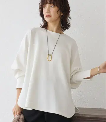 RIVE DROITE 종이 판초 풀오버