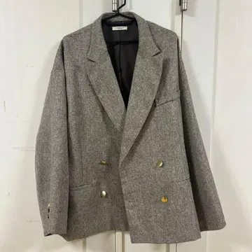 클래식 엘프 더블 브레스트 자켓