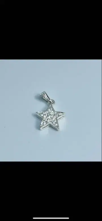 925 실버 목걸이 탑 별 여성용 귀여운 고급