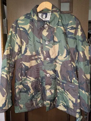 라벤햄 DPM 카모 패턴 퀼팅 자켓 방한 하프 코트