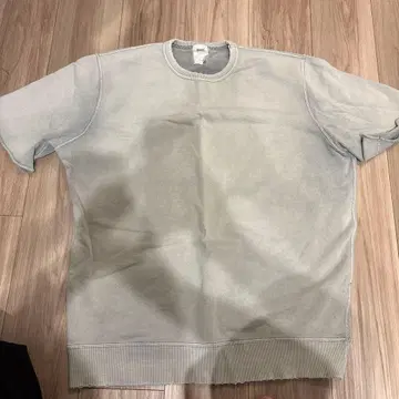 그레이 무지 티셔츠 L 사이즈