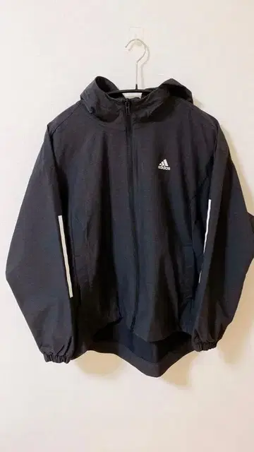 adidas AEROREADY 후드 부착 자켓 다크 그레이 M