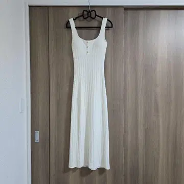 SNIDEL HOME 화이트 롱 드레스