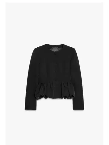 ZARA 블랙 노카라 자켓 M