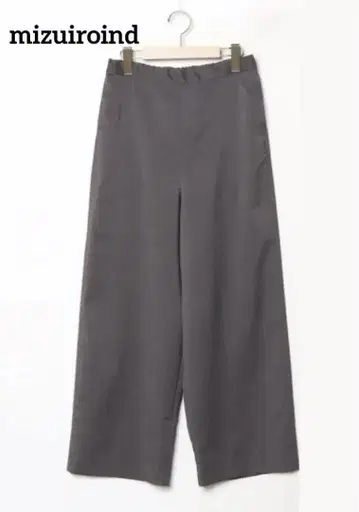 mizuiroind 미즈이로 인드 이지 와이드 팬츠 프리 그레이 일본제