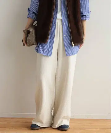 JOURNAL STANDARD relume 와이드 스웨트 팬츠 화이트