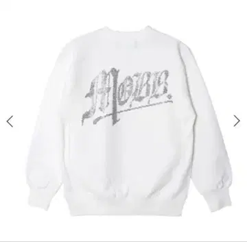 MOBB 스톤 반짝반짝 화이트 맨투맨