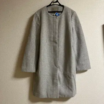 유나이티드 애로우즈 노카라 코트 울 M