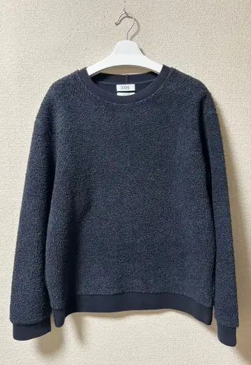 COS 보아 플리스 다크 네이비 사이즈 L