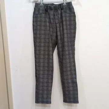 &LOVE 체크 카멜리아 무늬, 속기모 팬츠