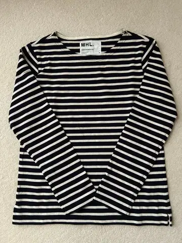 MARGARET HOWELL 보더 [생성 x 네이비]