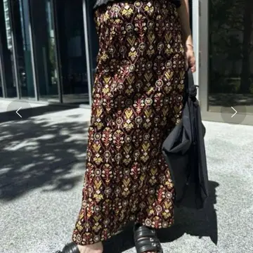 Ameri vintage INDIA EMBROIDERY SKIRT S