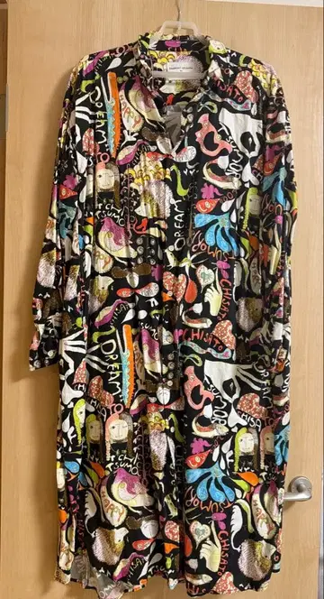 츠모리 치사토 바이 니코앤드 컬러풀 셔츠 원피스