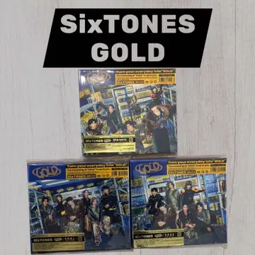SixTONES GOLD CD 3장 세트