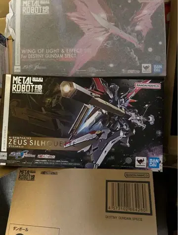 metal robot혼 데스티니 건담 SPEC 빛의 날개 제우스 실루엣