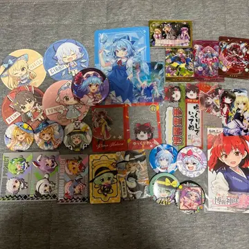 동방 프로젝트 캔뱃지 카드 묶음 판매