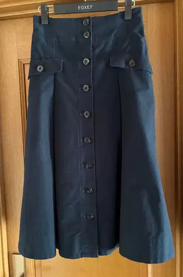 EPOCA 에포카 몰스킨 하이웨스트 스커트 네이비 40