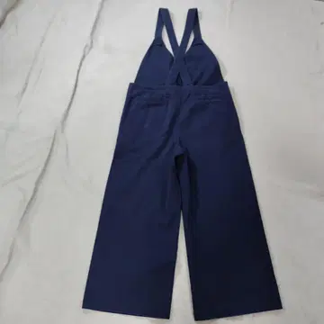 Ray BEAMS 코튼 와이드 살로펫 백 크로스