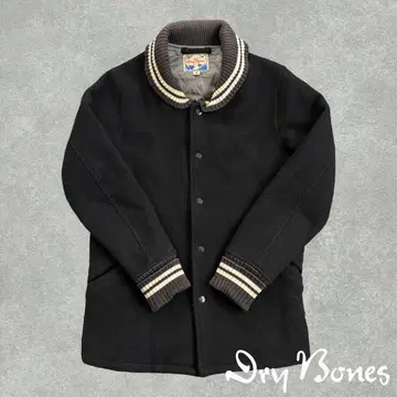 Dry Bones 바시티 자켓 36 블랙