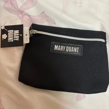 MARY QUANT 블랙 파우치 메이크업 모티브