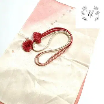 B1 허리띠 세트 오비 장식 천 노랑 베이지 핑크