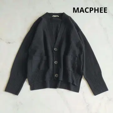맥피 22년 라무 캐시미어 V넥 가디건 울 캐시미어