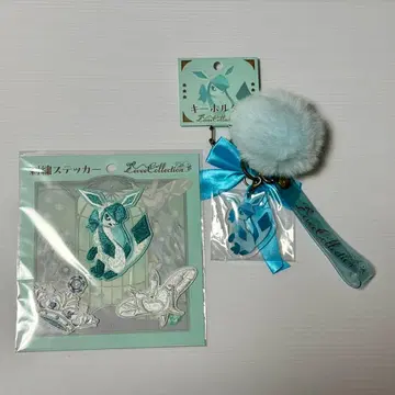 [포켓몬 센터] 이브이 컬렉션 [글레이시아] 키링 자수 스티커
