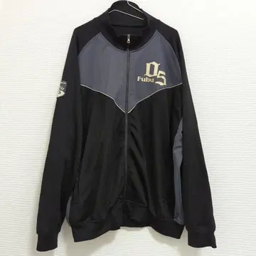 FUBU 후부 자수 트랙 자켓 블랙 초 빅 사이즈 3XL