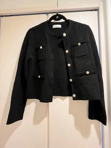 셀포드 가디건 블랙 36