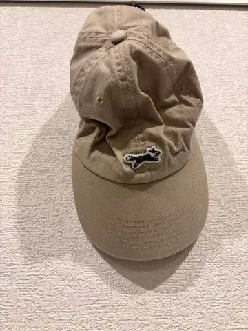 pennys 베이지 코튼 캡 자수 로고 포함