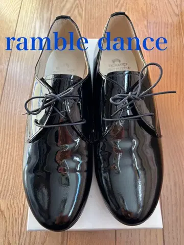 [ ramble dance ] 에나멜 레이스업 슈즈