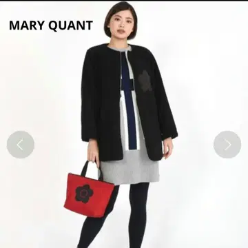 [ 가격 인하 환영 ] MARY QUANT 마리콴트 리버서블 롱 코트