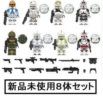 새상품 LEGO 레고 호환 스타 워즈 C 클론 트루퍼 8종 세트