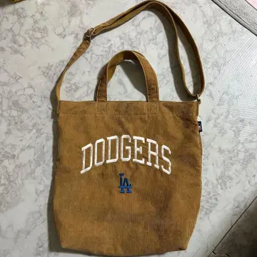 다저스 LA 코듀로이 토트백