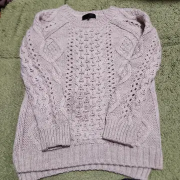 UNTITLED 케이블 니트 스웨터 사이즈 2