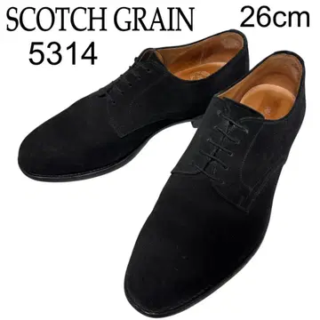SCOTCH GRAIN 스코치 그레인 스웨이드 비즈니스 슈즈 외날개