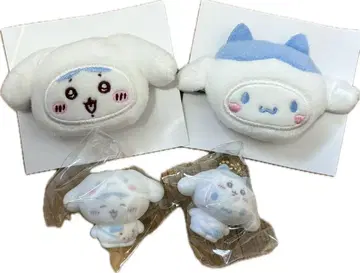 치이카와 산리오 시나몬 하치와레 헤어 클립 플로키 마스코트