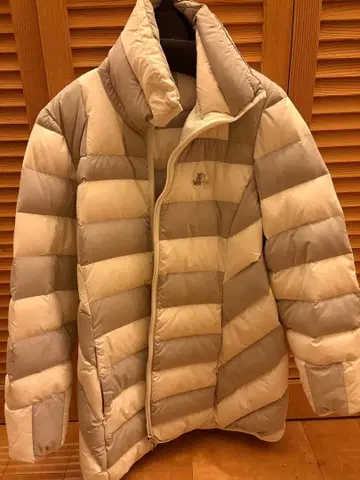 Black&White 다운 자켓 사이즈 1 화이트 그레이