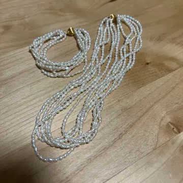 담수 펄 목걸이 팔찌