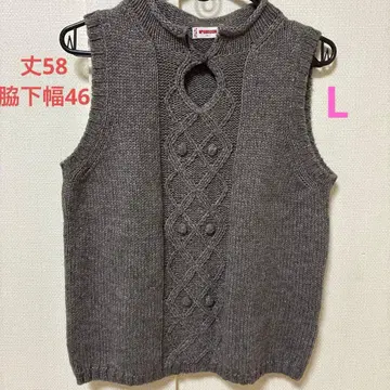 맥그리거 베스트 맥그리거 니트 알파카털 니트 베스트 알파카 니트