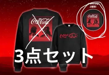 코카콜라 스타 워즈 당선품 맨투맨 M 3장 세트