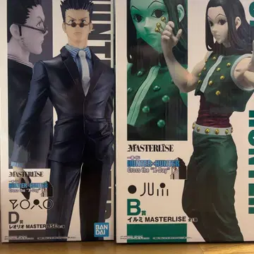 HUNTER x HUNTER 제일복권 이르미 레오리오 피규어 세트