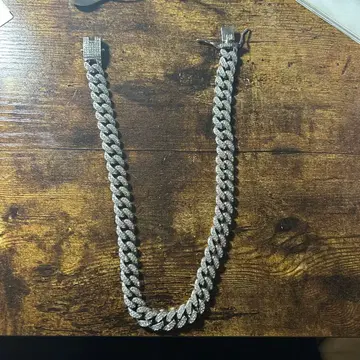 실버 로프 체인 목걸이 약 45cm