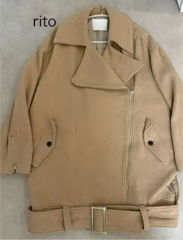 [ rito ] 울 실크 개버딘 코트