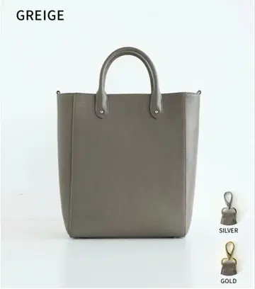 천연 가죽 가죽 토트 백 스퀘어 토트 2WAY 사선 가케 haruka