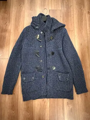 BARK 이탈리아제 니트 더플 코트