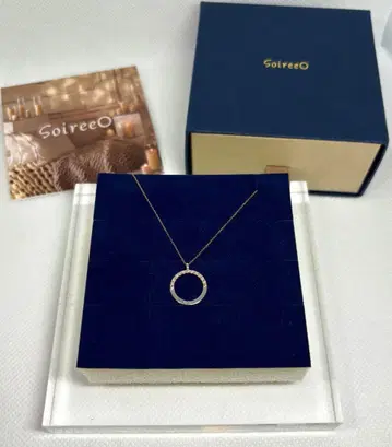 Nissy 소와레오 soireeo K10 다이아몬드 O 목걸이