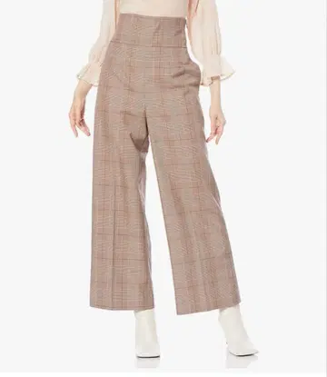 SNIDEL Sustainable 하이웨스트 와이드 팬츠 0 사이즈